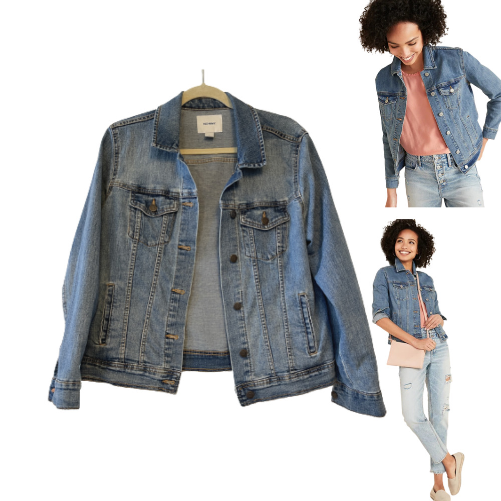Old Navy Blue Jean Jacket for Women